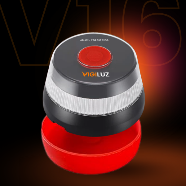 VIGILUZ V16 Beacon Kit – Geolocable Emergency Light | DGT3.0 Approved