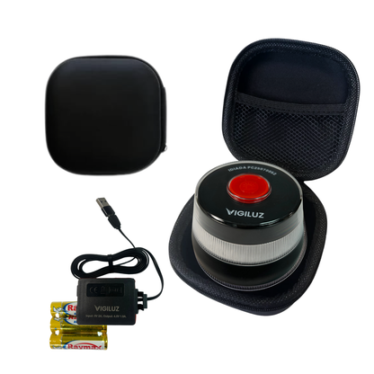 Vigiluz V16 PRO – Kit Seguridad Total (Recargable + Extras)