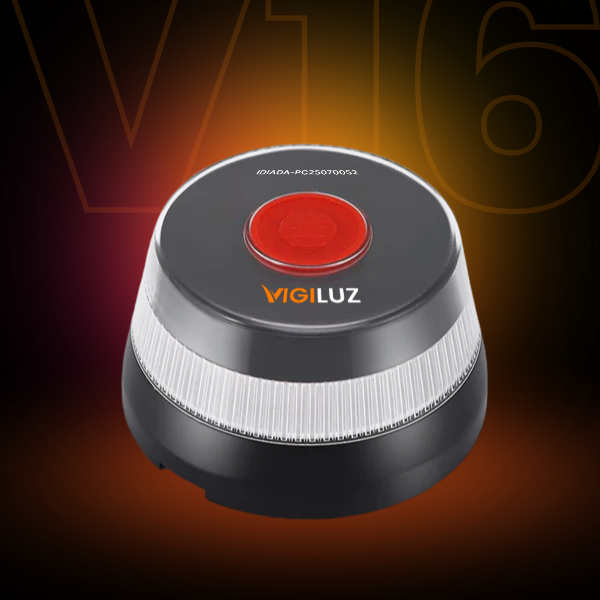 VIGILUZ V16 Beacon – Geolocable Emergency Light | DGT3.0 Approved