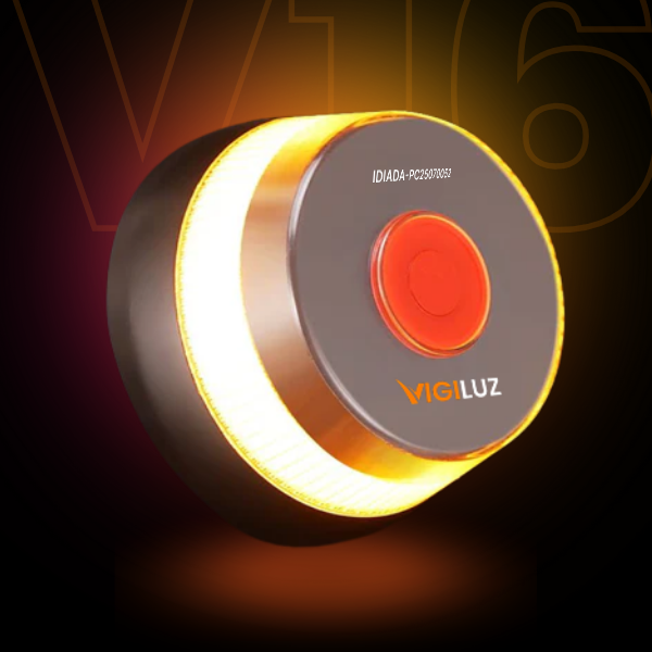VIGILUZ V16 Beacon – Geolocable Emergency Light | DGT3.0 Approved