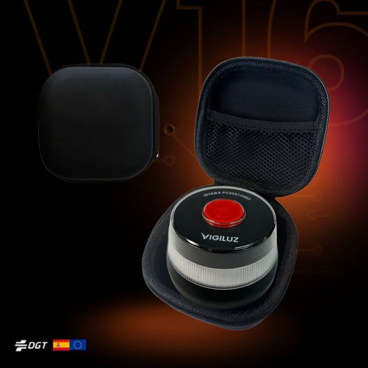 📦 Funda de Transporte Negra para Baliza VIGILUZ V16