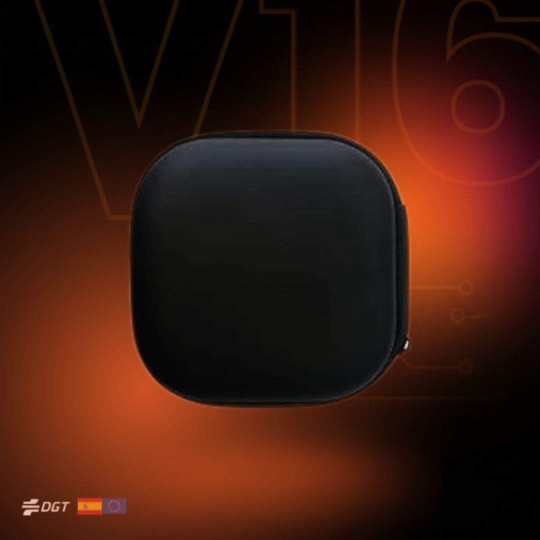 📦 Funda de Transporte Negra para Baliza VIGILUZ V16